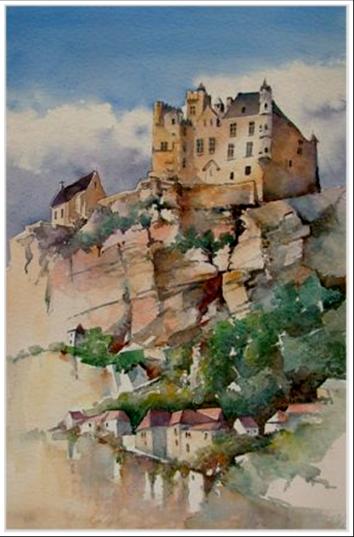 Castle—Dordogne River Valley